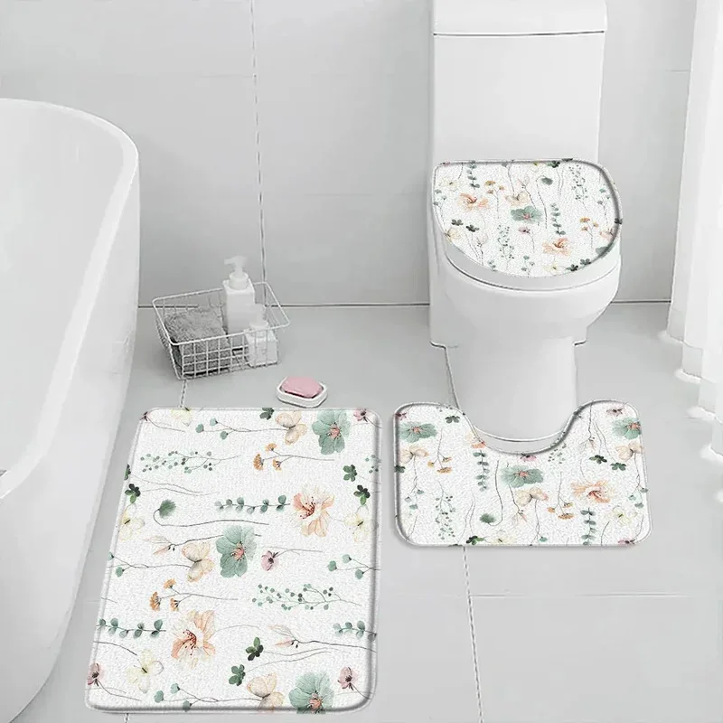 JHN233Pcs Flower Bath Mat Watercolor Botanical Modern Minimalist Floral Farm Leaf Snowman Home Bathroom Decor Rug Set Toilet7Jm*
JHN233Pcs Flower Bath Mat Watercolor Botanical Modern Minimalist Floral Farm Leaf Snowman Home Bathroom Decor Rug Set Toilet7Jm*