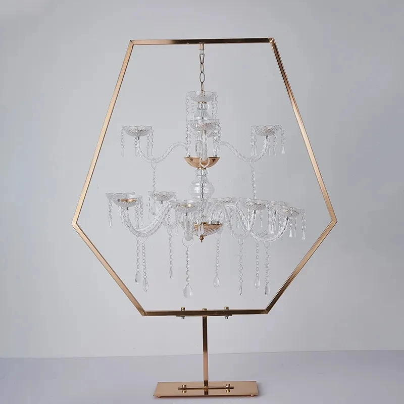 Golden Double-Layer Crystal Candle Holder, Street Lamp, Wedding Banquet, Main Table Decoration, Party Decoration, New, 5 Pcs, 10
Golden Double-Layer Crystal Candle Holder, Street Lamp, Wedding Banquet, Main Table Decoration, Party Decoration, New, 5 Pcs, 10
