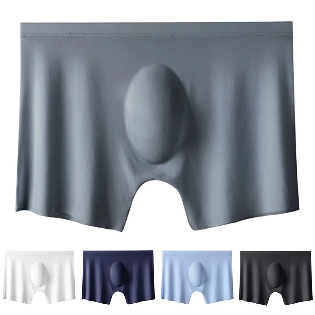 Men Ice Silk Seamless Boxer Shorts 3D Bulge Pouch Ultra-Thin Panties Underwear Quick Drying Underpant
Men Ice Silk Seamless Boxer Shorts 3D Bulge Pouch Ultra-Thin Panties Underwear Quick Drying Underpant