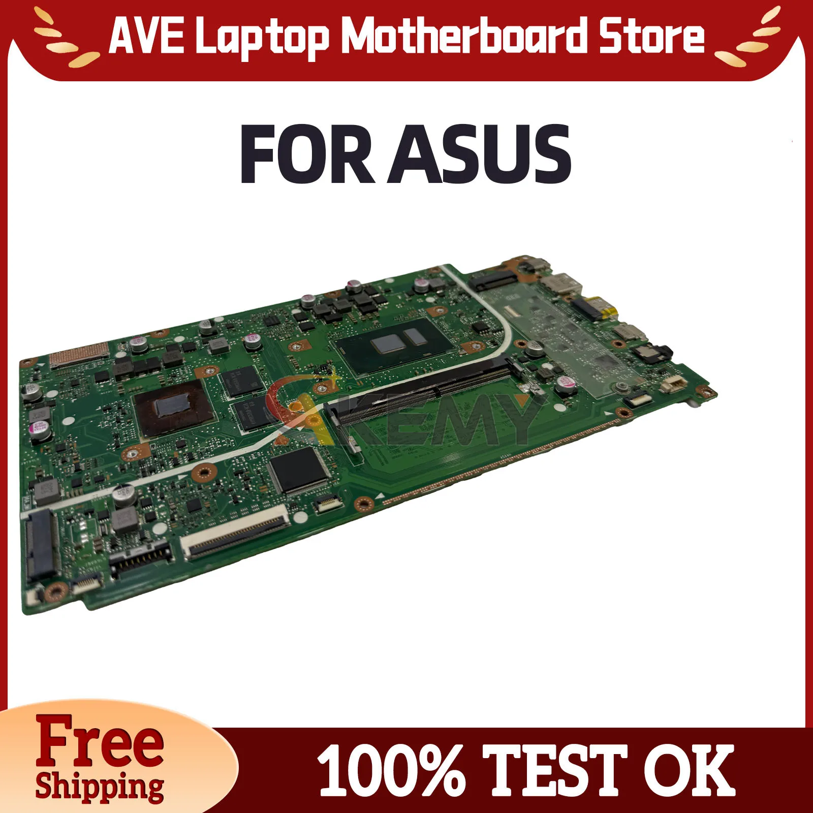 X508UF Motherboard For ASUS VivoBook X508U Laptop Mainboard 4405U i3-8130U i5-8250U i7-8550U CPU 4G RAM Fully Tested
X508UF Motherboard For ASUS VivoBook X508U Laptop Mainboard 4405U i3-8130U i5-8250U i7-8550U CPU 4G RAM Fully Tested