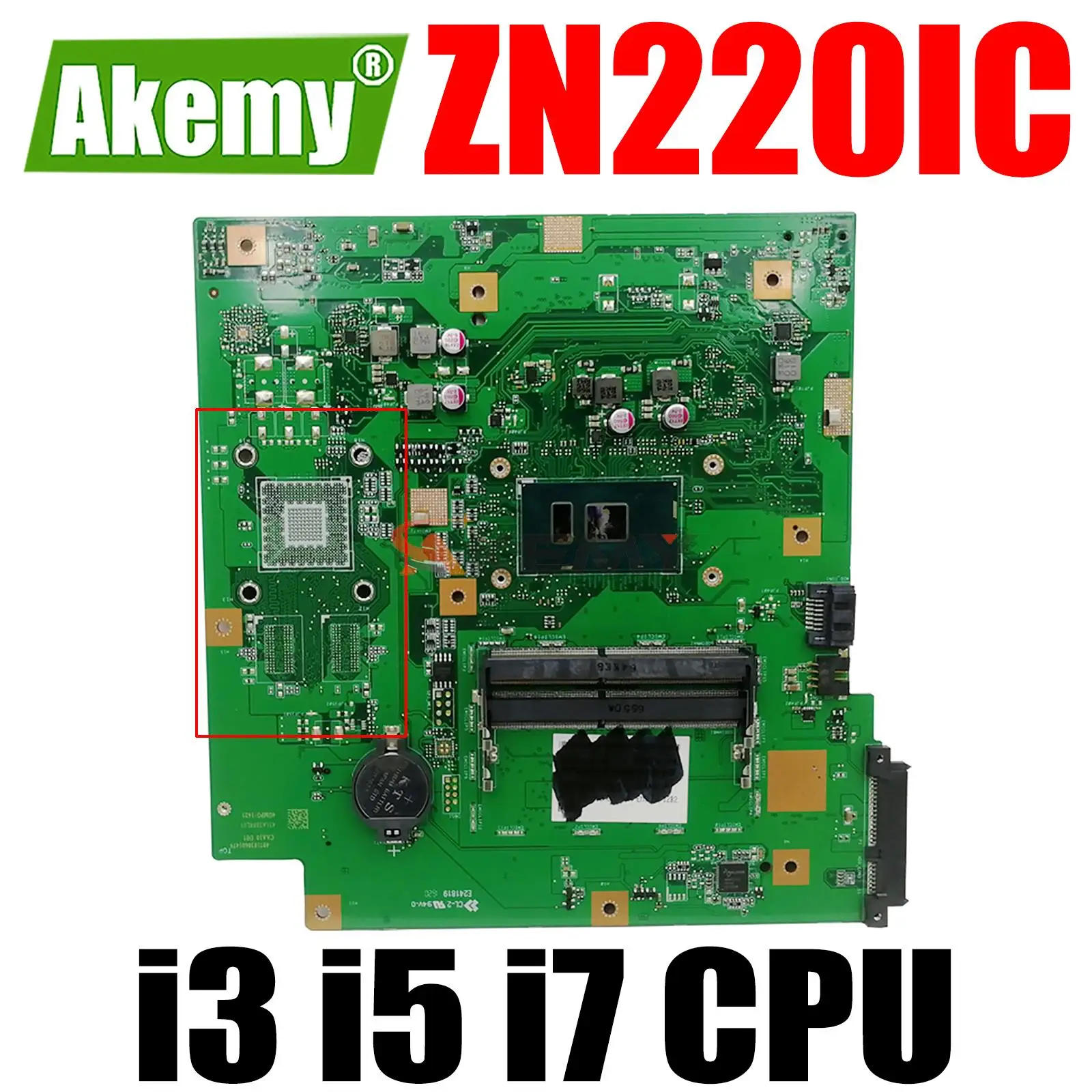 For ASUS Zen AiO Pro Z220IC-K ZN220I ZN220IA ZN220IB ZN220IR ZN230I ZN210I ZN220J Laptop Mainboard ZN220IC Motherboard Tested OK
For ASUS Zen AiO Pro Z220IC-K ZN220I ZN220IA ZN220IB ZN220IR ZN230I ZN210I ZN220J Laptop Mainboard ZN220IC Motherboard Tested OK