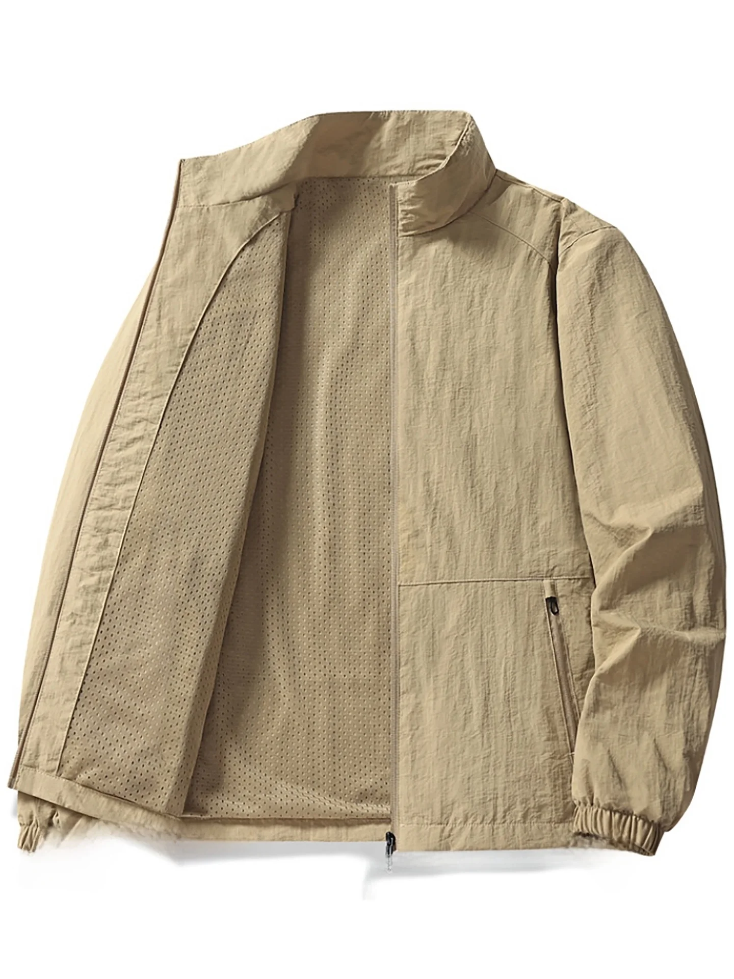 Высококачественная весенняя куртка для мужчин: повседневная, спортивная, с воротником-стойкой, ветрозащитная, износостойкая, модная, из полиэстера/нейлона.
Высококачественная весенняя куртка для мужчин: повседневная, спортивная, с воротником-стойкой, ветрозащитная, износостойкая, модная, из полиэстера/нейлона.