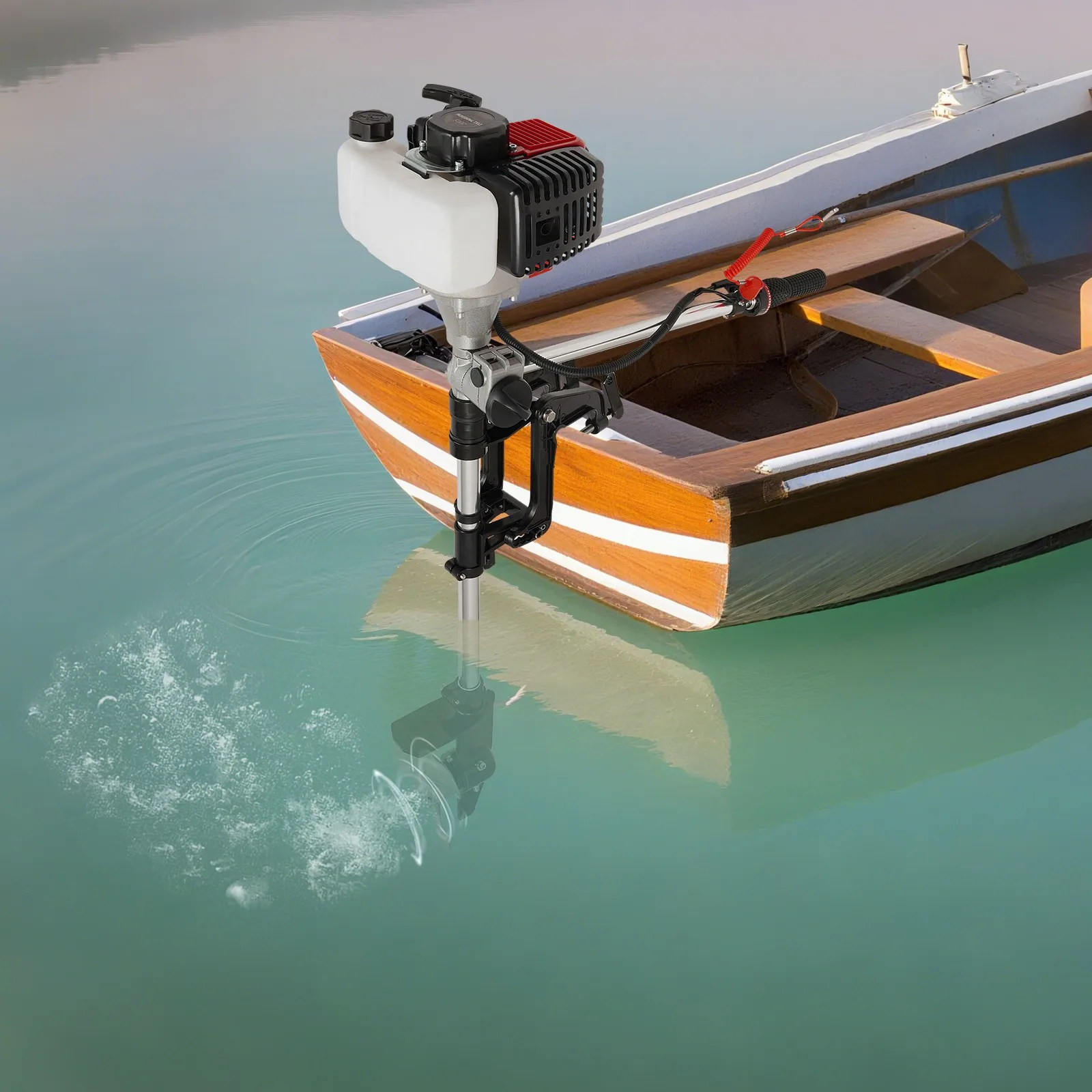 2 Stroke Boat Engine Kayak Water Sports Gasoline Motor 360 Degree Steering High Speed Power
2 Stroke Boat Engine Kayak Water Sports Gasoline Motor 360 Degree Steering High Speed Power