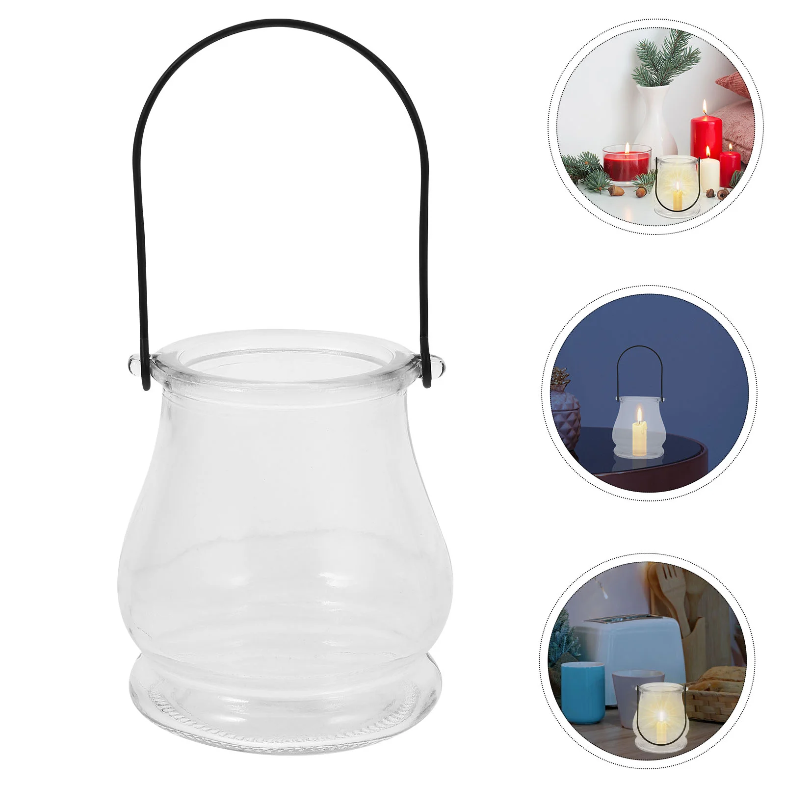 4 Pcs Glass Holders Elegant Home Decor Hanging Stands Multipurpose Lanterns Refined Atmosphere Stylish Gifts
4 Pcs Glass Holders Elegant Home Decor Hanging Stands Multipurpose Lanterns Refined Atmosphere Stylish Gifts