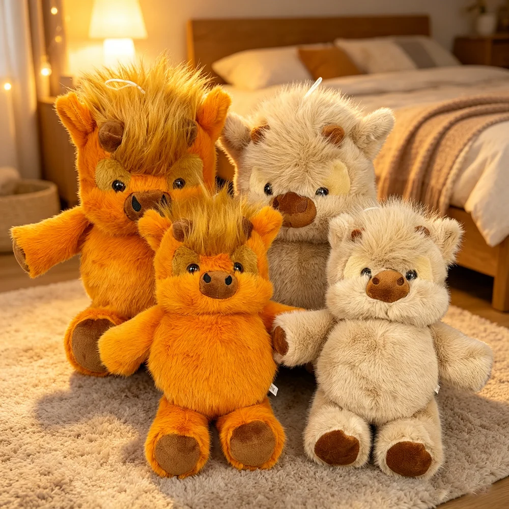 35~45cm adorable Highland cow and bear plush toy set - Soft and cuddly stuffed animal combination plush toy gift for birthday pr
35~45cm adorable Highland cow and bear plush toy set - Soft and cuddly stuffed animal combination plush toy gift for birthday pr