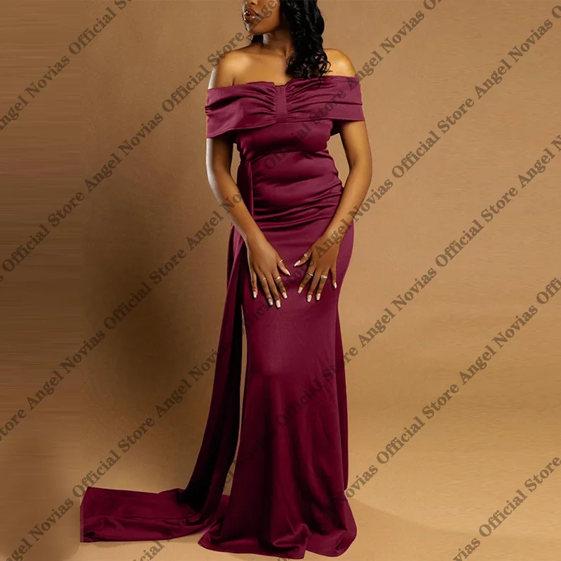 Customized Long Burgundy Mermaid Bridesmaid Dresses 2026 with Side Skirt for Wedding Party Dresses vestido madrinhas casamento
Customized Long Burgundy Mermaid Bridesmaid Dresses 2026 with Side Skirt for Wedding Party Dresses vestido madrinhas casamento