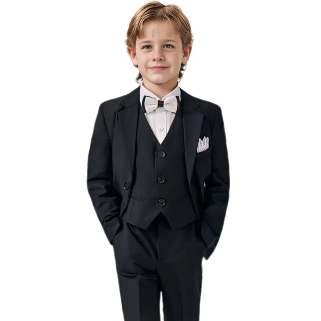 Suit for Boy Three Pieces Hgh Quality Wedding Blazer Vest Pants Elegant Kids Clothes 3-16 Years Birthday Evening Party
Suit for Boy Three Pieces Hgh Quality Wedding Blazer Vest Pants Elegant Kids Clothes 3-16 Years Birthday Evening Party