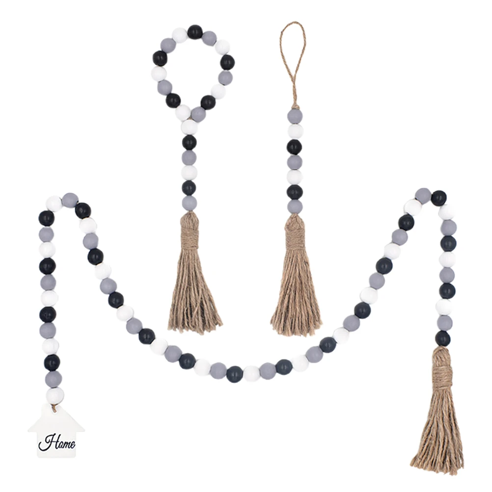 Wooden Bead Rustic Wall Hanging Wooden Beads Hanging Cotton Rope Tassel Home Decorations Home Bedroom Decorations
Wooden Bead Rustic Wall Hanging Wooden Beads Hanging Cotton Rope Tassel Home Decorations Home Bedroom Decorations