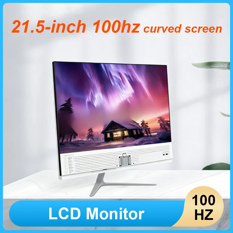 21.5 Inch Ultra Thin Frameless Curved Gaming Monitor for PC Laptop Desktop Computer Business Office Home Use HD LCD Display
21.5 Inch Ultra Thin Frameless Curved Gaming Monitor for PC Laptop Desktop Computer Business Office Home Use HD LCD Display