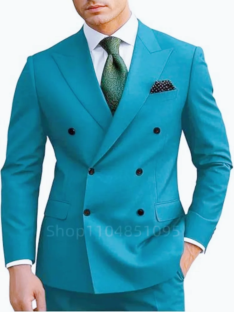 Мужской костюм Slim Fit из 2 предметов: двубортный пиджак с острыми лацканами и брюки для торжественных мероприятий, вечеринок, выпускных и свадеб (пиджак + брюки)
Мужской костюм Slim Fit из 2 предметов: двубортный пиджак с острыми лацканами и брюки для торжественных мероприятий, вечеринок, выпускных и свадеб (пиджак + брюки)