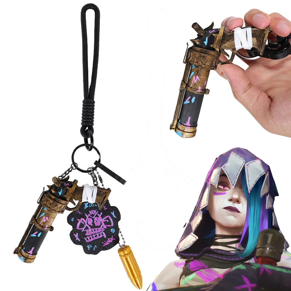 Fancy Dress Arcane Jinx Pow Pow Weapon Keychain 2024 Game LoL TV 2 Costume Accessories Adult Woman Roleplay Fantasia Party Props
Fancy Dress Arcane Jinx Pow Pow Weapon Keychain 2024 Game LoL TV 2 Costume Accessories Adult Woman Roleplay Fantasia Party Props