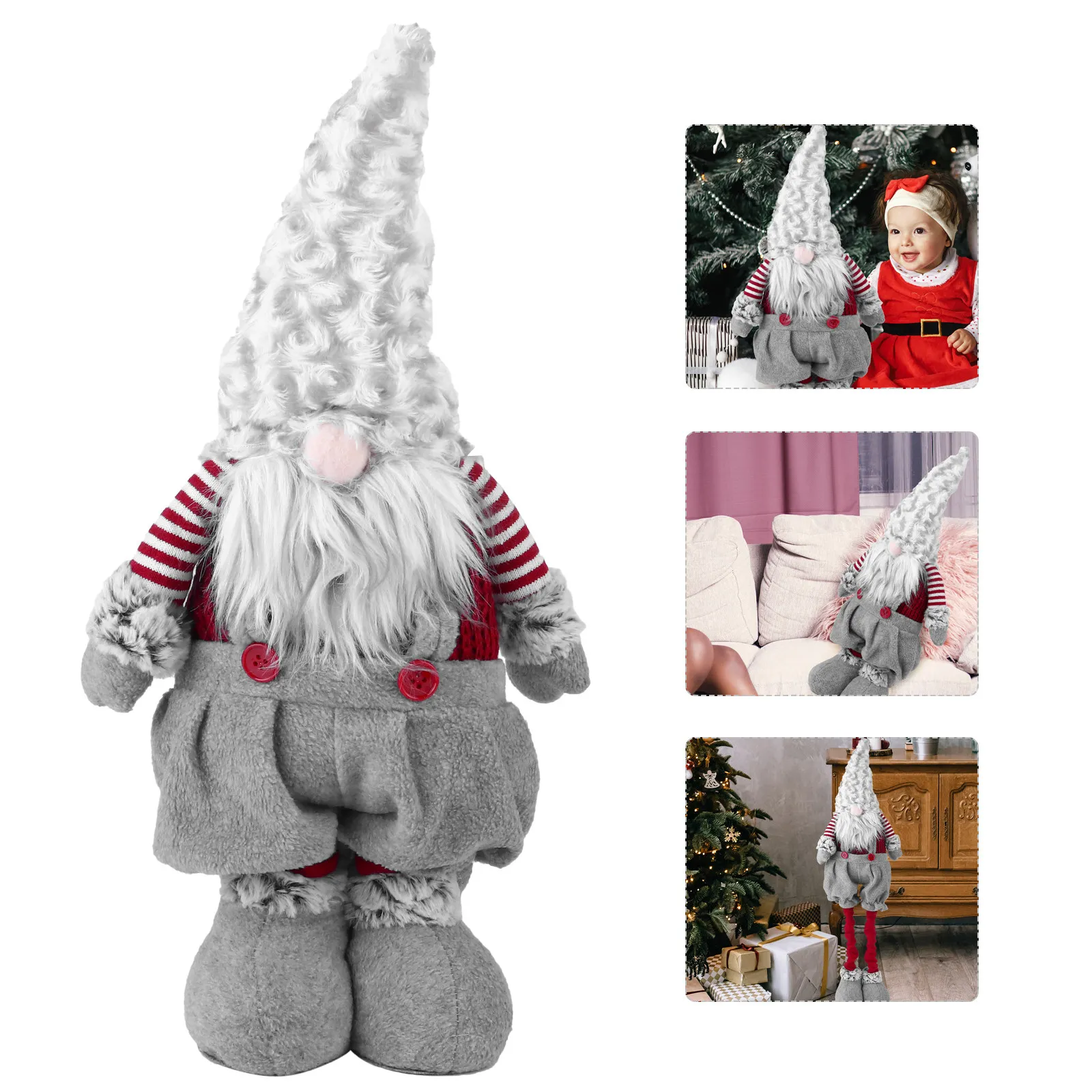 Santa Gnome Christmas Ornament Red Hat Beard Decoration for Home Tabletop Shelf Window Holiday Season Cheerful Decor
Santa Gnome Christmas Ornament Red Hat Beard Decoration for Home Tabletop Shelf Window Holiday Season Cheerful Decor