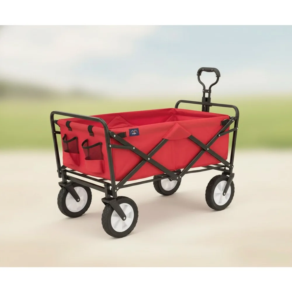 Heavy Duty Steel Frame Collapsible Folding Wagon Cart 150LBS Capacity Outdoor Camping Garden Utility
Heavy Duty Steel Frame Collapsible Folding Wagon Cart 150LBS Capacity Outdoor Camping Garden Utility