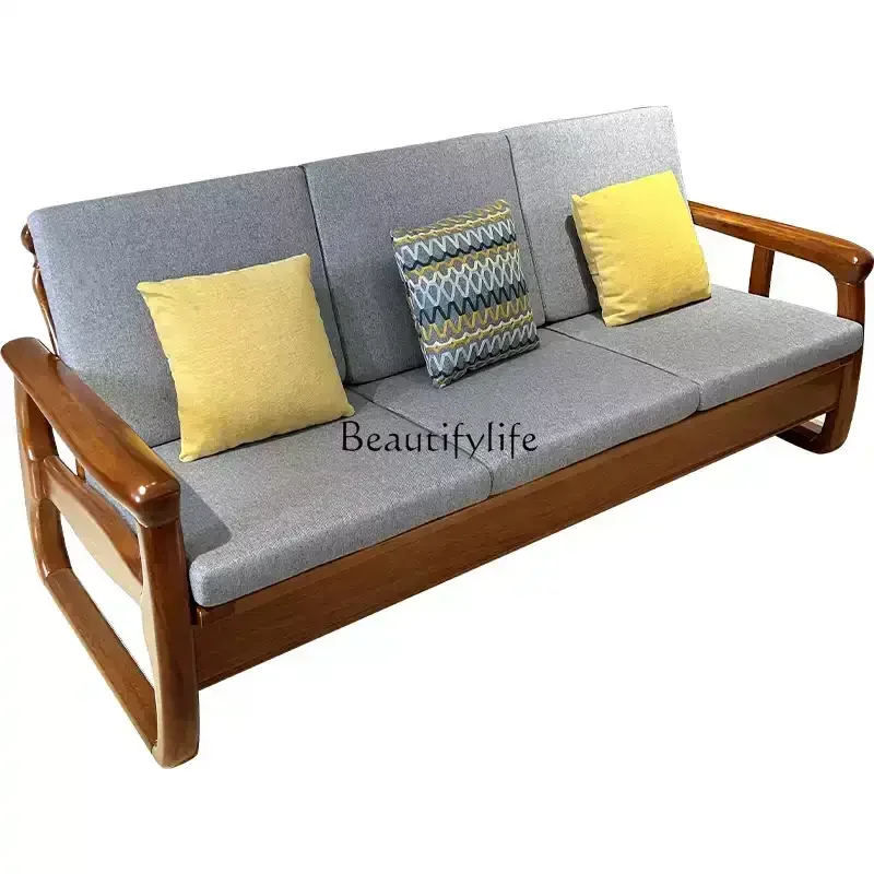 Golden silk walnut sofa Modern Chinese winter and summer dual-purpose all-solid wood straight-row sofa
Golden silk walnut sofa Modern Chinese winter and summer dual-purpose all-solid wood straight-row sofa