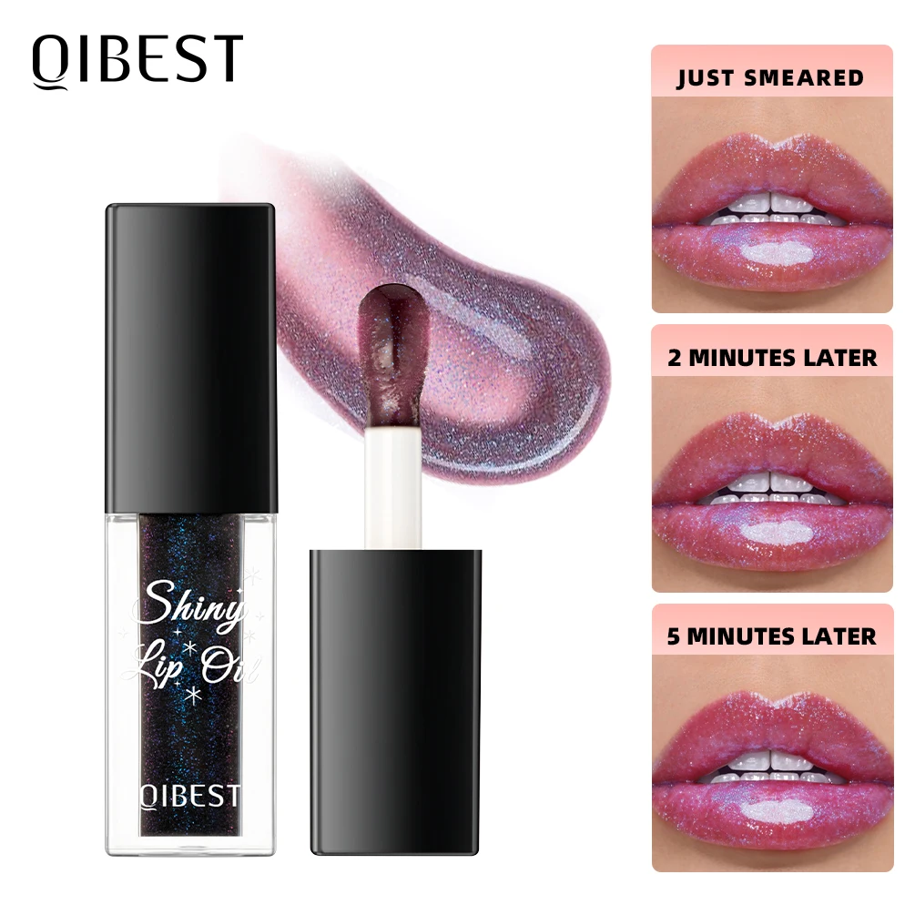 QIBEST Temperature Color Changing Lipgloss Shiny Glitter Lip Oil Glass Moisturizing Mirror Water Light Lip Glaze Tint Cosmetics
QIBEST Temperature Color Changing Lipgloss Shiny Glitter Lip Oil Glass Moisturizing Mirror Water Light Lip Glaze Tint Cosmetics