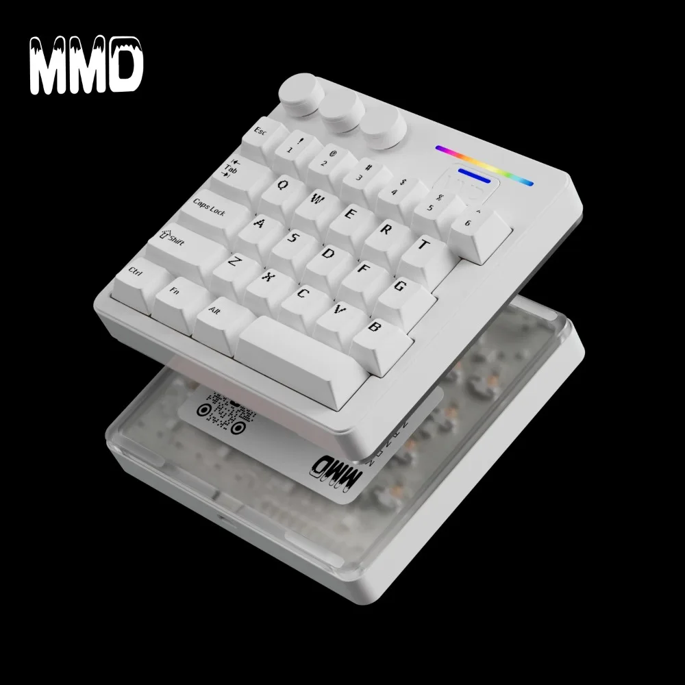 MMD KM-29 Designer Mini Keyboard Wireless Tri-mode RGB Gasket Hot-Swap Custom Aluminum Office Gaming Mechanical Keyboard VIA/QMK
MMD KM-29 Designer Mini Keyboard Wireless Tri-mode RGB Gasket Hot-Swap Custom Aluminum Office Gaming Mechanical Keyboard VIA/QMK