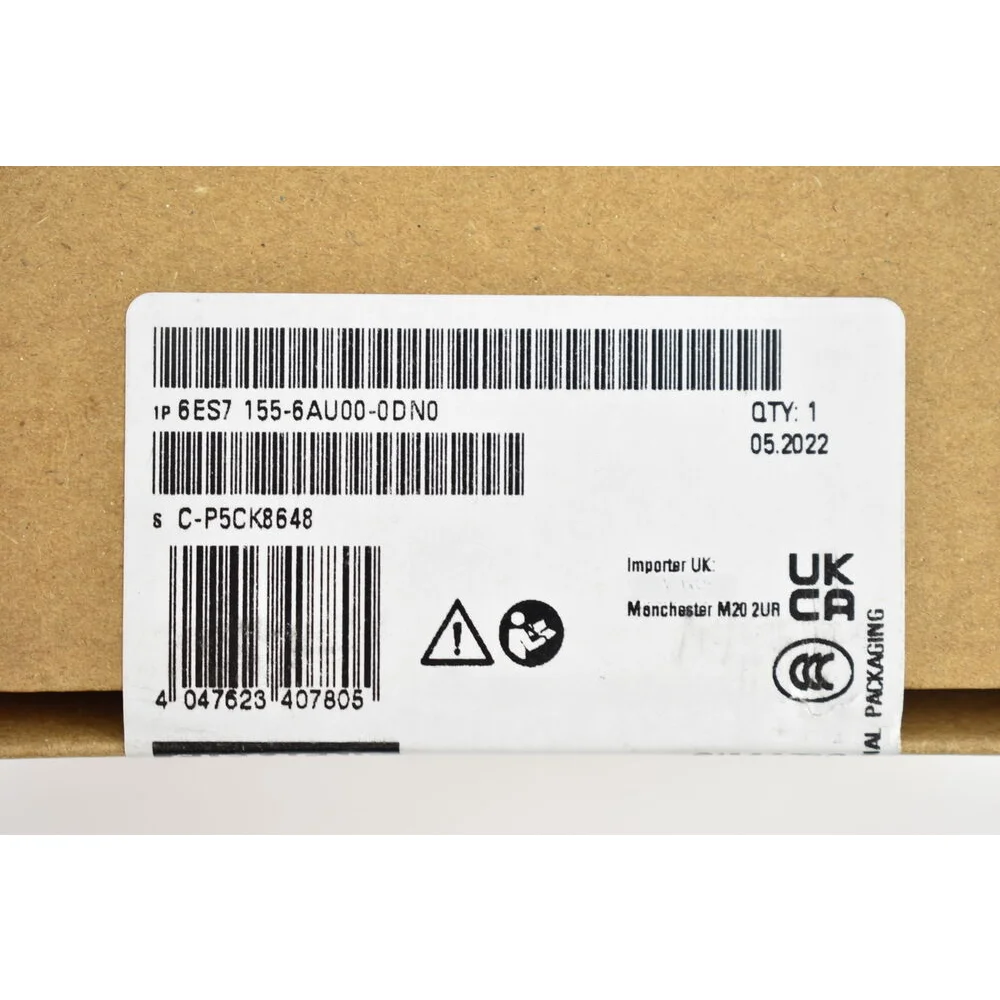 Новый модуль интерфейса SIMATIC ET 200SP 6ES7155-6AU00-0DN 0 6ES7 155-6AU00-0DN0
Новый модуль интерфейса SIMATIC ET 200SP 6ES7155-6AU00-0DN 0 6ES7 155-6AU00-0DN0