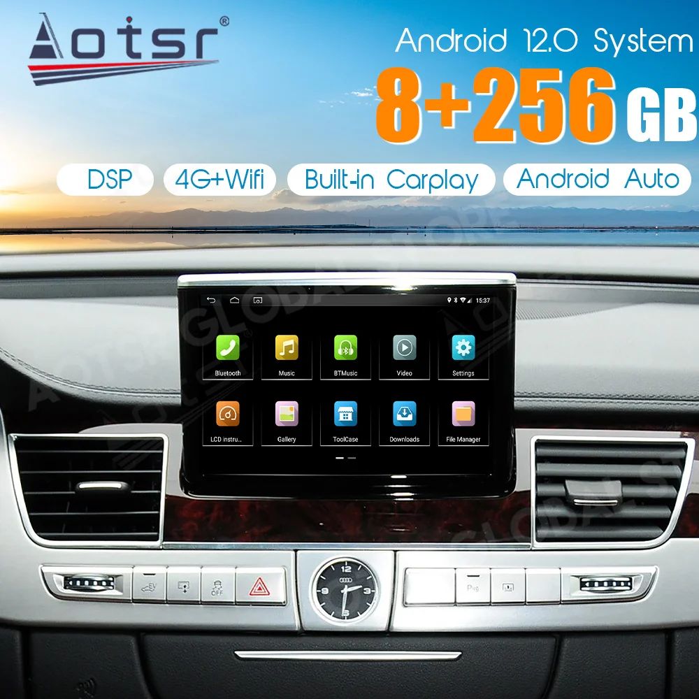 Автомобильная магнитола на Android 12, 8 дюймов, 256 ГГц для Audi A8 A8L 2004 2005 2006-2011, IPS экран, аудио-навигация, мультимедийный плеер с GPS Carplay
Автомобильная магнитола на Android 12, 8 дюймов, 256 ГГц для Audi A8 A8L 2004 2005 2006-2011, IPS экран, аудио-навигация, мультимедийный плеер с GPS Carplay