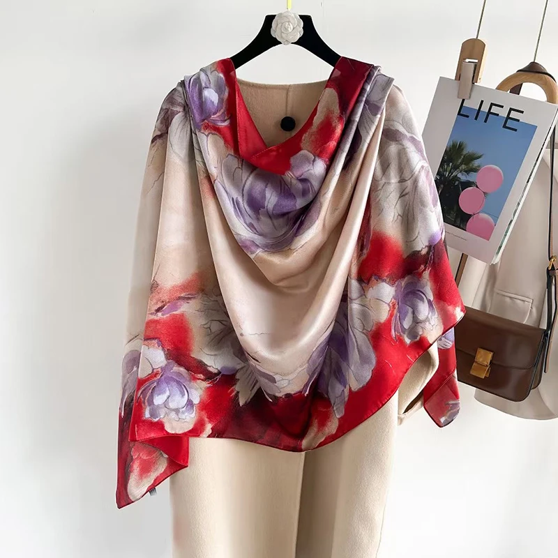 Spring Scarf Women's Luxury Design Polyester Material Smooth Scarf Soft Shawl Beach
Spring Scarf Women's Luxury Design Polyester Material Smooth Scarf Soft Shawl Beach