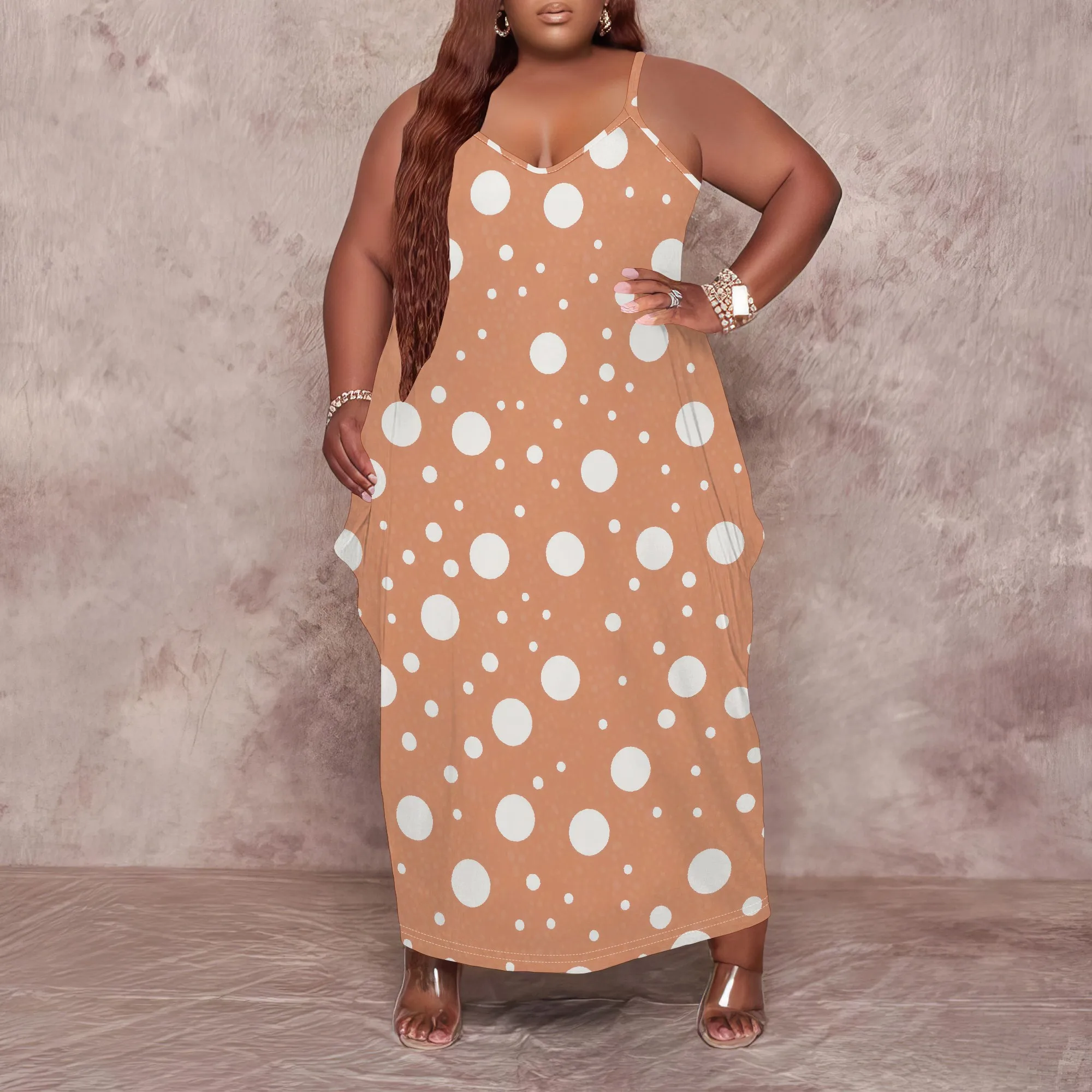 Oversize Tshirt Dress Plus Size Short Sleeve Maxi Dress with Pockets 
Oversize Tshirt Dress Plus Size Short Sleeve Maxi Dress with Pockets