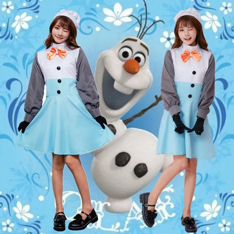 Adorable Snowman Costume Halloween Outfit Cute Cosplay Dress for Women's Performance Celebration Party Dress Code
Adorable Snowman Costume Halloween Outfit Cute Cosplay Dress for Women's Performance Celebration Party Dress Code