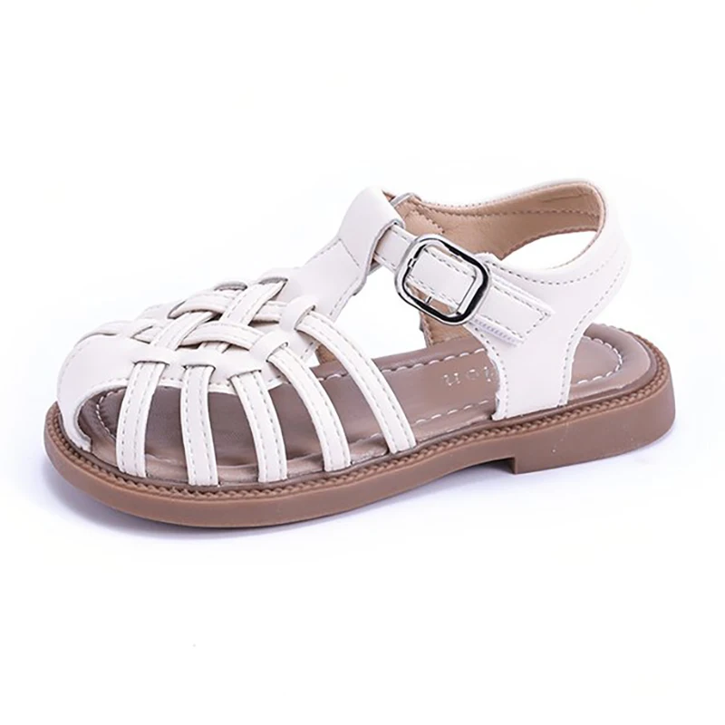 2026 Summer Girls Closed Toe Woven Sandals Breathable Princess Shoes Soft Sole Lightweight Non Slip Kids Beach Casual Footwear
2026 Summer Girls Closed Toe Woven Sandals Breathable Princess Shoes Soft Sole Lightweight Non Slip Kids Beach Casual Footwear