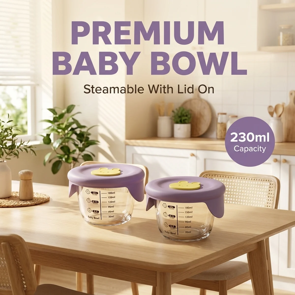 On-the-Go Food Bowl – High Temp Resistant Glass,Airtight Seal for Freshness, UV/Steam Sterilizable,Stackable
On-the-Go Food Bowl – High Temp Resistant Glass,Airtight Seal for Freshness, UV/Steam Sterilizable,Stackable