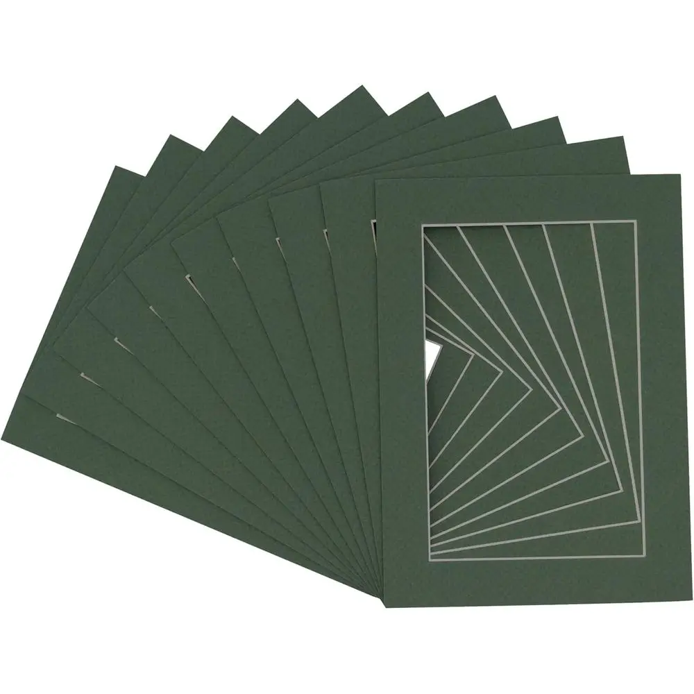 11x14 Mat or 8x10 Photo - Precut Hunter Green Picture Matboard or es Measuring 11 x 14 Inches - Bevel Cut Matte to Display Art M
11x14 Mat or 8x10 Photo - Precut Hunter Green Picture Matboard or es Measuring 11 x 14 Inches - Bevel Cut Matte to Display Art M