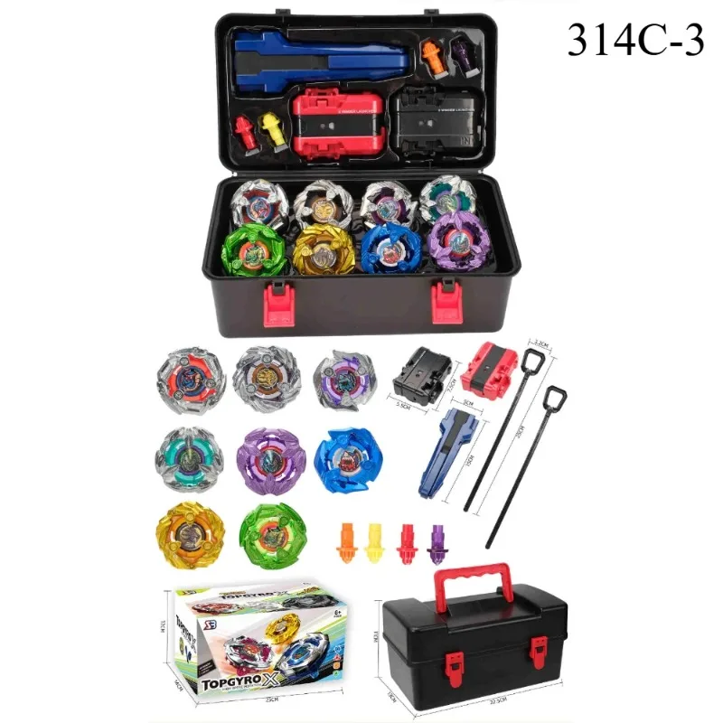 New Hot BX 314D Series Gyro Attack Gyro Set with Two-way Transmitter Combat Gyro Toolbox Children's Gifts.
New Hot BX 314D Series Gyro Attack Gyro Set with Two-way Transmitter Combat Gyro Toolbox Children's Gifts.