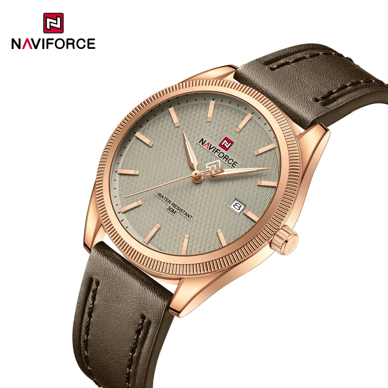 NAVIFORCE Men Watches Brand Man Leather Strap Watch Male Casual High Quality Quartz Waterproof Wristwatches Montre Femme 2026
NAVIFORCE Men Watches Brand Man Leather Strap Watch Male Casual High Quality Quartz Waterproof Wristwatches Montre Femme 2026
