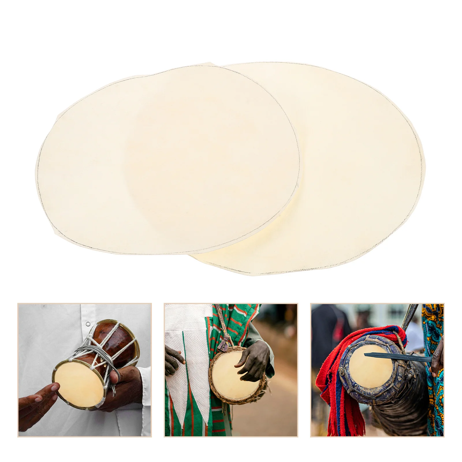 2pcs Goatskin Drum Skin Round Replacement For African Hand Drums Durable Head Repair Kit Percussion Instrument Parts
2pcs Goatskin Drum Skin Round Replacement For African Hand Drums Durable Head Repair Kit Percussion Instrument Parts