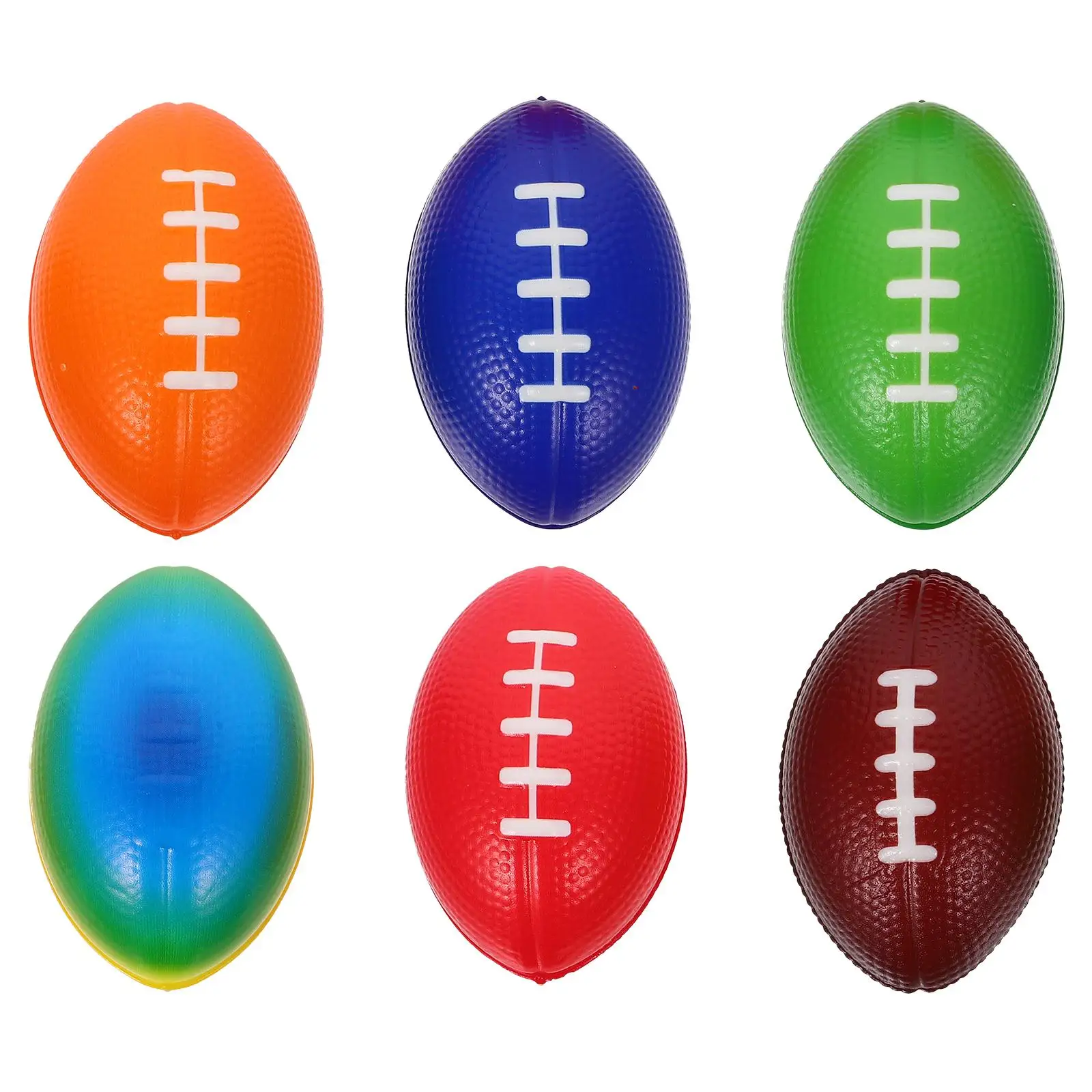 6 Pcs Mini Rugby Footballs PU Material Party Decorations Favors Lightweight Compact Stylish Fun Toys Small Size
6 Pcs Mini Rugby Footballs PU Material Party Decorations Favors Lightweight Compact Stylish Fun Toys Small Size