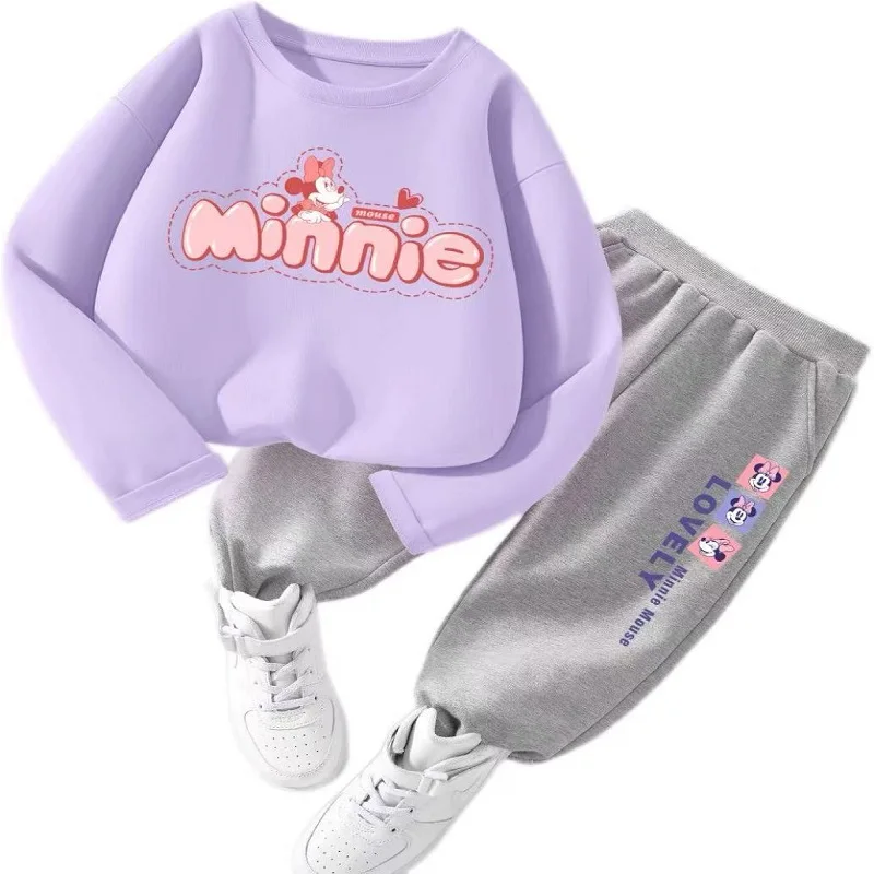 Autumn Baby Girl Clothes Set Children Disney Minnie Printing Sweatshirt Top and Pants Bottom 2 Piece Suit Long Sleeve Tracksuit
Autumn Baby Girl Clothes Set Children Disney Minnie Printing Sweatshirt Top and Pants Bottom 2 Piece Suit Long Sleeve Tracksuit