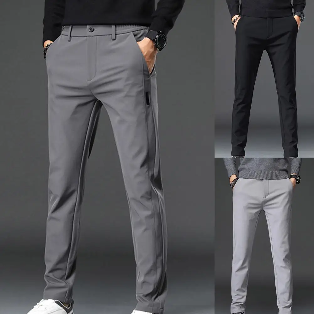 plus size 4XLMen Pants Solid Color Straight Spring Autumn Loose-fitting Stretchy Pants For Daily Wear
plus size 4XLMen Pants Solid Color Straight Spring Autumn Loose-fitting Stretchy Pants For Daily Wear
