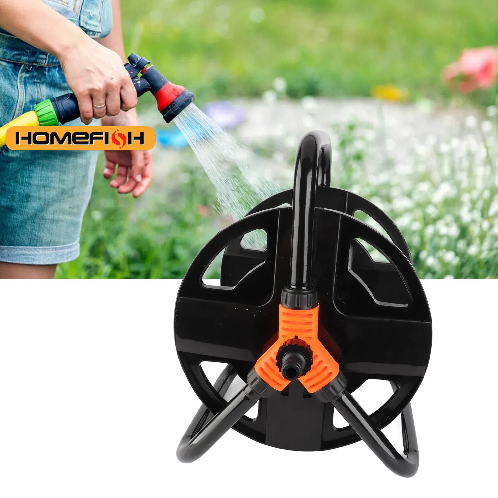 Durable Single Arm DIY Water Pipe Coiler Portable Hose Reel Storage Rack Practical Garden Watering Accessory Tool
Durable Single Arm DIY Water Pipe Coiler Portable Hose Reel Storage Rack Practical Garden Watering Accessory Tool