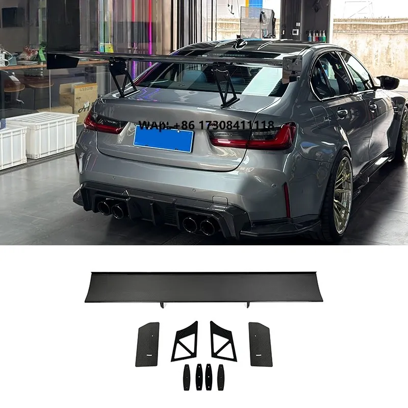 Rear Spoiler GT250 Style Dry Carbon Fiber Fixed Wing Spoiler Car Modification Spoiler for M2 M3 M4 G87 G80 G82
Rear Spoiler GT250 Style Dry Carbon Fiber Fixed Wing Spoiler Car Modification Spoiler for M2 M3 M4 G87 G80 G82
