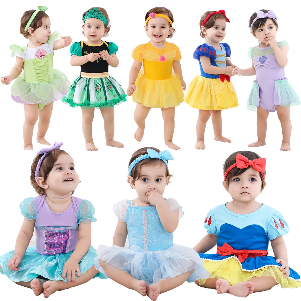 Cartoon Princess Jumpsuit Costume One-piece Romper Cosplay 3-18M Toddler Clothing Baby Girl Infant Bodysuit Halloween Birthday
Cartoon Princess Jumpsuit Costume One-piece Romper Cosplay 3-18M Toddler Clothing Baby Girl Infant Bodysuit Halloween Birthday