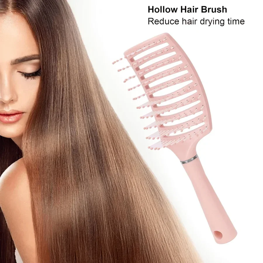 Hollow Vent Hair Brush For Women - Detangling Comb For Long Thick Hair, Fast Drying & Scalp Massage
Hollow Vent Hair Brush For Women - Detangling Comb For Long Thick Hair, Fast Drying & Scalp Massage