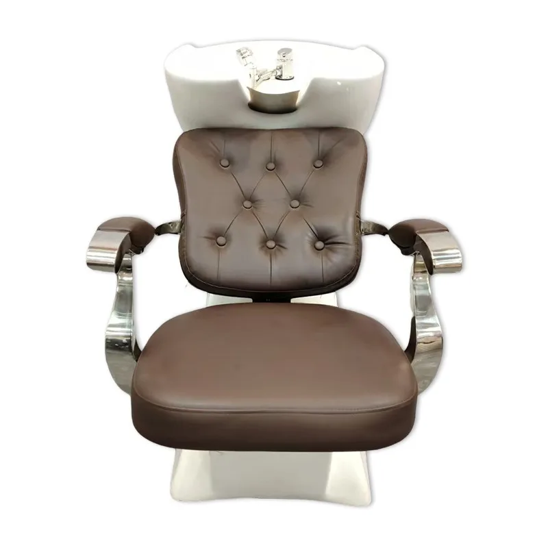 Hair salon sitting shampoo chair, barber shop semi-reclining shampoo bed, flush bed
Hair salon sitting shampoo chair, barber shop semi-reclining shampoo bed, flush bed