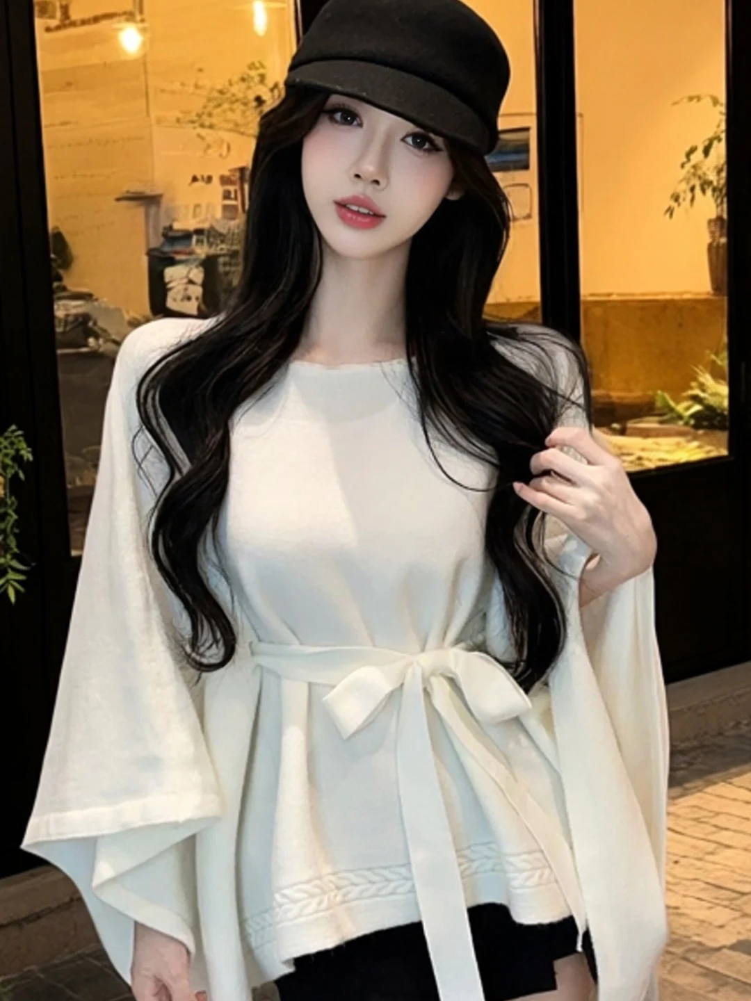 Loose Knitted Sweater Women's Fashion Winter New Soft Casual Irregular Matchable Belted Top Skin-friendly Breathable Long Sleeve
Loose Knitted Sweater Women's Fashion Winter New Soft Casual Irregular Matchable Belted Top Skin-friendly Breathable Long Sleeve