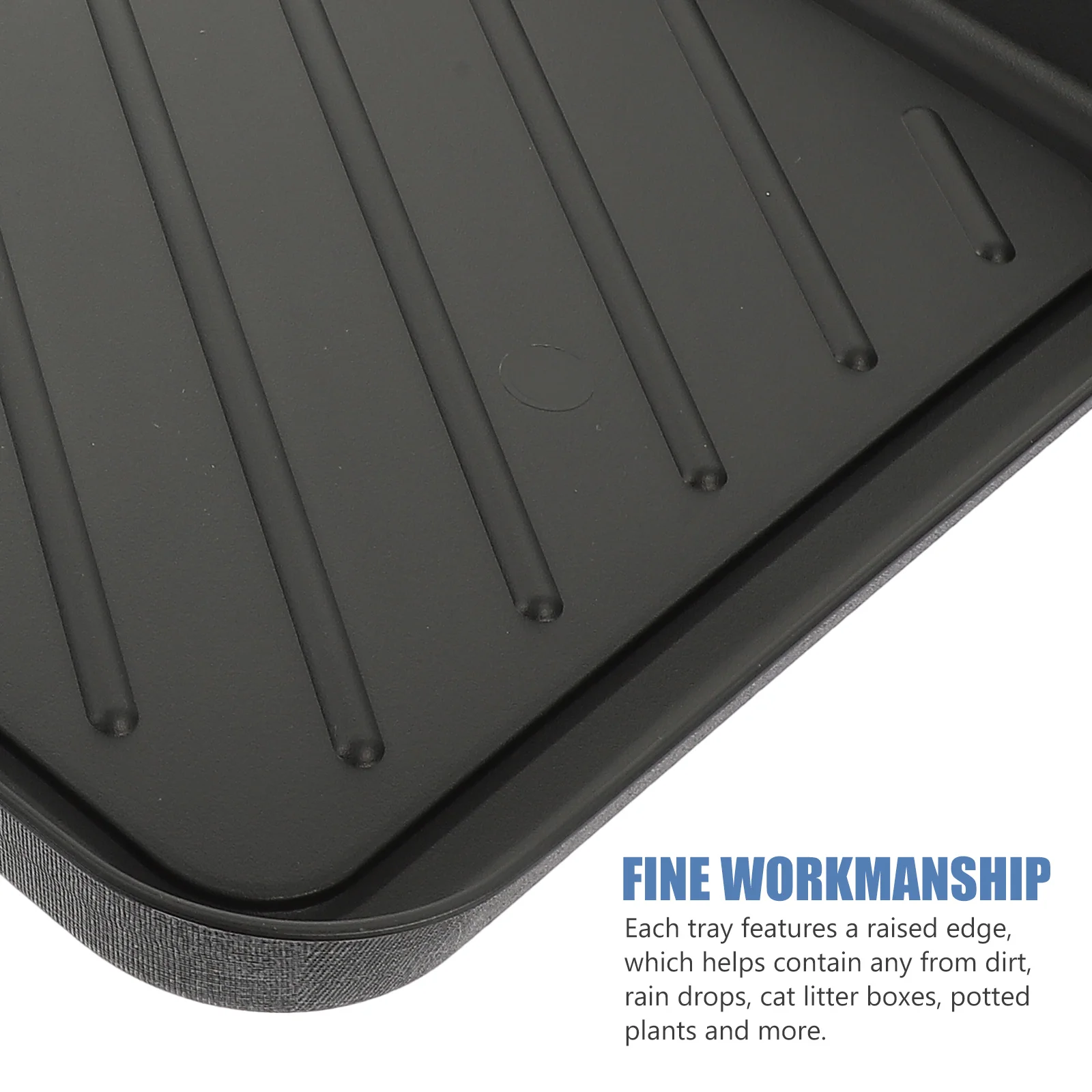 2pcs Shoes Boot PP Material Odorless Indoor Outdoor Multi Purpose Shoe Storage Tray Mud Litter Mat Car Trunk Sundries
2pcs Shoes Boot PP Material Odorless Indoor Outdoor Multi Purpose Shoe Storage Tray Mud Litter Mat Car Trunk Sundries