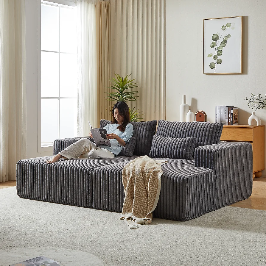 !@Oversized Sectional Lounge Chaise ,No Assembly Required,Cloud Plush Loveseat with Reclining Sofa Bed
!@Oversized Sectional Lounge Chaise ,No Assembly Required,Cloud Plush Loveseat with Reclining Sofa Bed