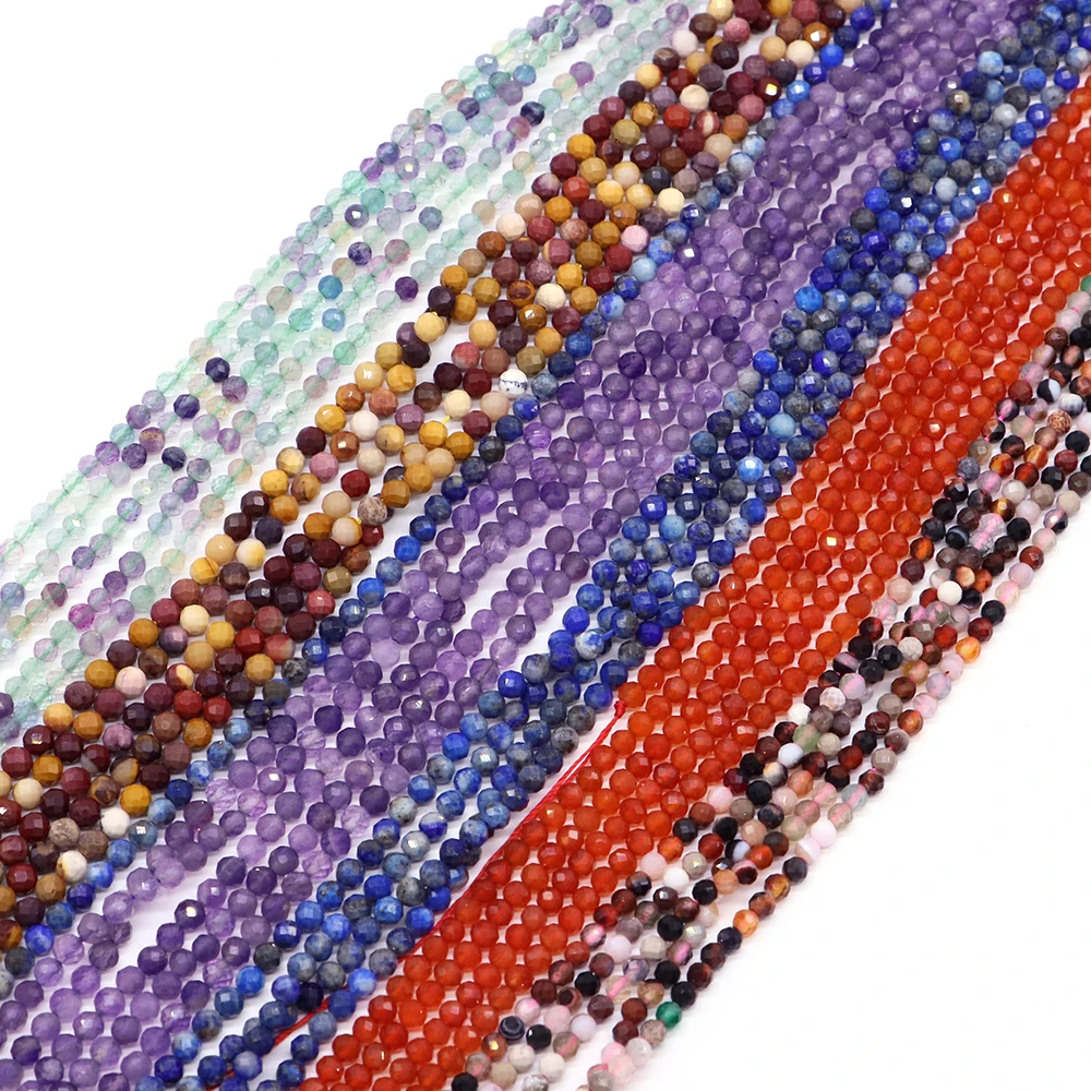 Natural Faceted 2mm 3mm Tiny Waist Stone Bead Energy Crystals Loose Gems Beads 7 Chakra DIY Crafts Bracelet Necklace Accessories
Natural Faceted 2mm 3mm Tiny Waist Stone Bead Energy Crystals Loose Gems Beads 7 Chakra DIY Crafts Bracelet Necklace Accessories