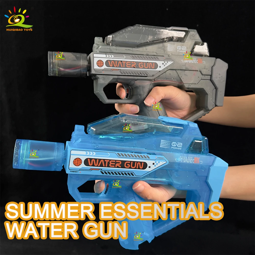 HUIQIBAO Summer Must-have Electric Water Gun with Cool Lighting, Transparent Shark Series Automatic Water Blaster
HUIQIBAO Summer Must-have Electric Water Gun with Cool Lighting, Transparent Shark Series Automatic Water Blaster