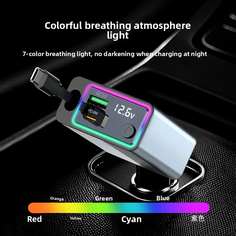 Aluminum Car Charger Mobile Phone USB PD Type C Cable For iPhone Fast Charge Cord QC Adapter Car Plug
Aluminum Car Charger Mobile Phone USB PD Type C Cable For iPhone Fast Charge Cord QC Adapter Car Plug