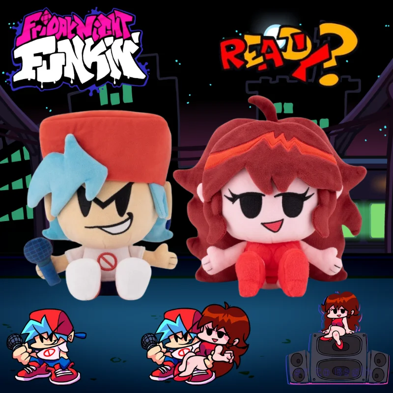 20cm FNF Friday Night Funkin Plush Toy Boyfriend Girlfriend Tank Man Sky Plushie Figure Stuffed Doll Sleeping Gift for Kids Fans
20cm FNF Friday Night Funkin Plush Toy Boyfriend Girlfriend Tank Man Sky Plushie Figure Stuffed Doll Sleeping Gift for Kids Fans