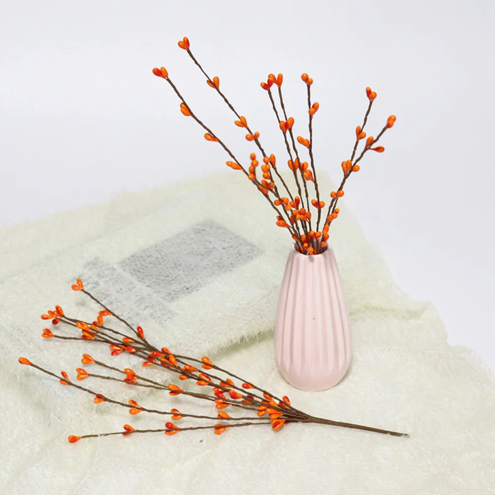 5Pcs Artificial Berry Stems Realistic Fake Orange Berry Branches Christmas Decorations Rustic Vase Decor Artificial Plants
5Pcs Artificial Berry Stems Realistic Fake Orange Berry Branches Christmas Decorations Rustic Vase Decor Artificial Plants