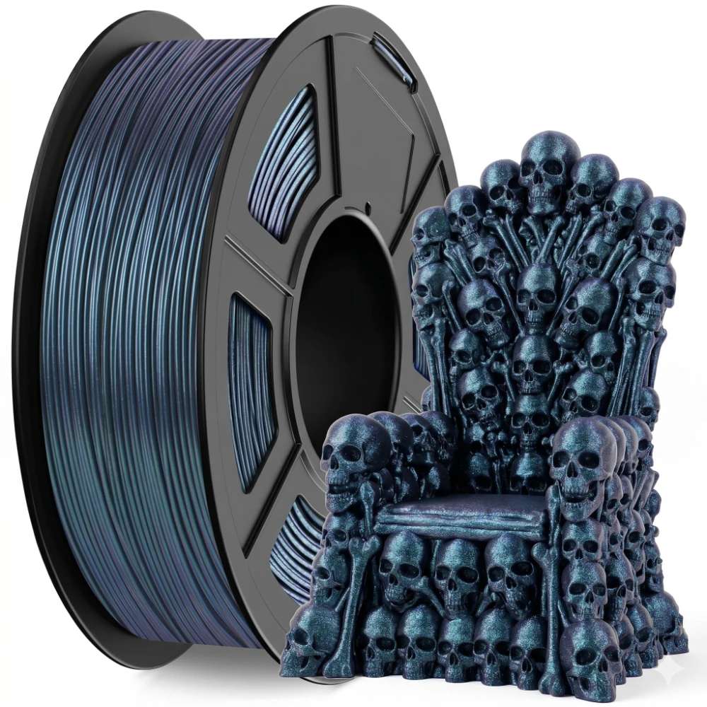 Magic Rapid PLA 1.75mm 250g,Color Shift Shimmer High Speed 3D Printing Filament for Most FDM 3D Printer
Magic Rapid PLA 1.75mm 250g,Color Shift Shimmer High Speed 3D Printing Filament for Most FDM 3D Printer