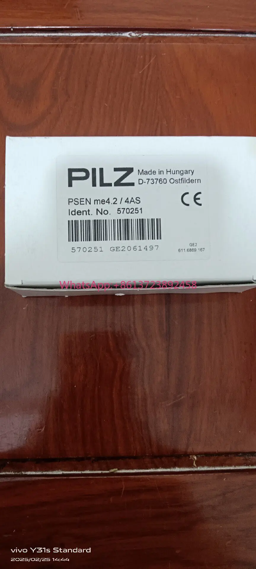 Brand new genuine PILZ safety electromagnetic lock 570251 PSEN me4.2/4AS
Brand new genuine PILZ safety electromagnetic lock 570251 PSEN me4.2/4AS