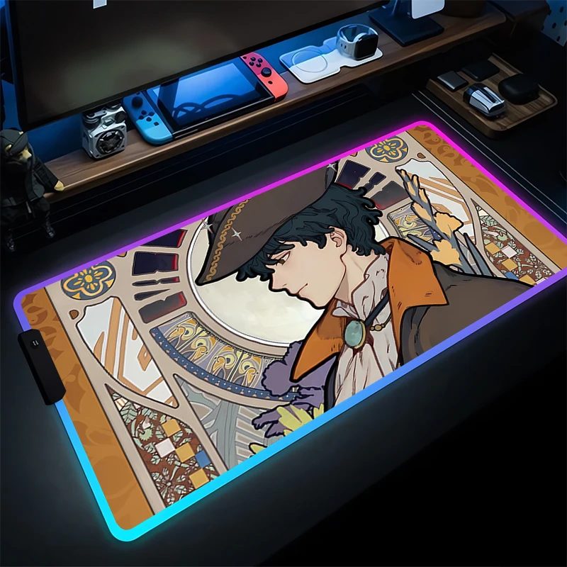 Крутой коврик для мыши, игровые RGB компьютерные аксессуары, коврик для клавиатуры, светодиодный ноутбук, Lord of the M-mysteries, расширенные настольные коврики, коврик для мыши в стиле аниме
Крутой коврик для мыши, игровые RGB компьютерные аксессуары, коврик для клавиатуры, светодиодный ноутбук, Lord of the M-mysteries, расширенные настольные коврики, коврик для мыши в стиле аниме